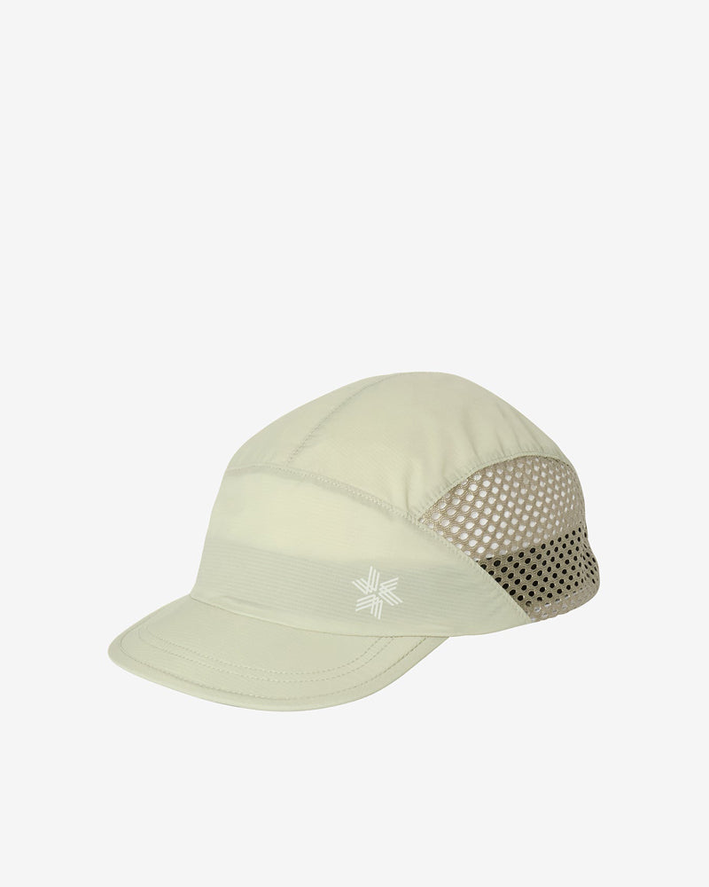 Goldwin Compact Run Mesh Cap Fog Beige