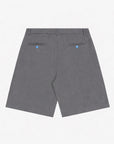 Honour Heritage Script Pleated Shorts Grey