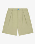 Honour Heritage Script Pleated Shorts Khaki