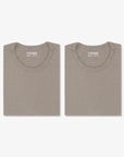 Lady White Co T-shirt" Two Pack  Anvil Grey