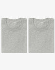 Lady White T-Shirt Two Pack Heather Grey