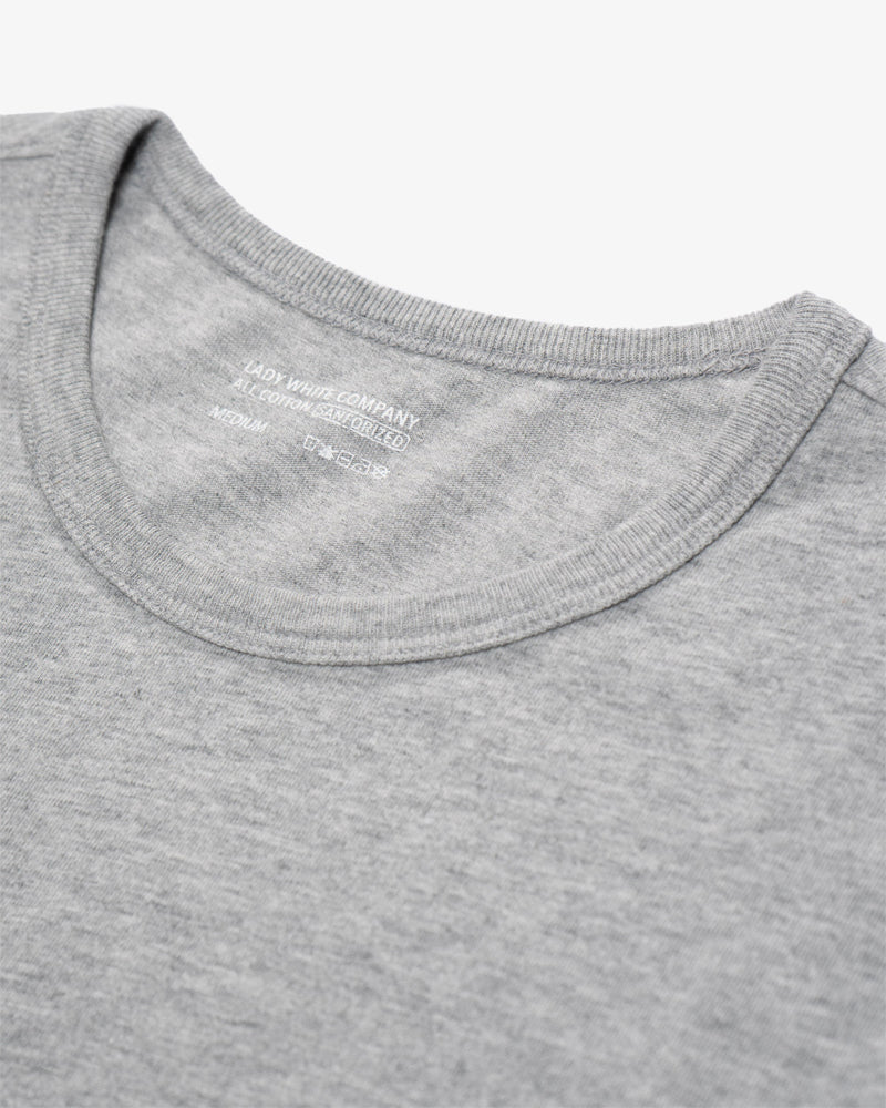 Lady White T-Shirt Two Pack Heather Grey