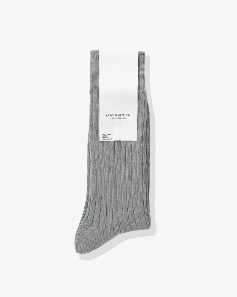 Lady White Co. Sock Steel Gray