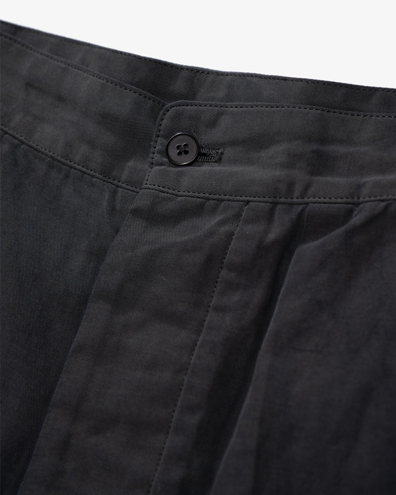 Lady White Co x Kaptain Sunshine Cotton Linen Short Charcoal