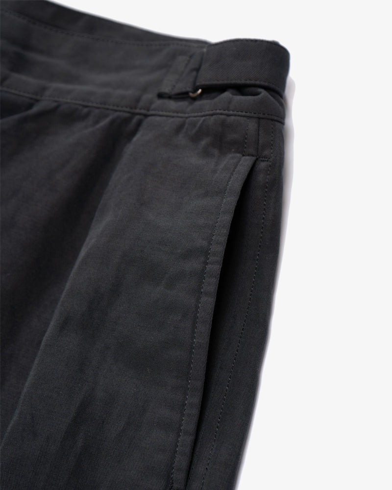 Lady White Co x Kaptain Sunshine Cotton Linen Short Charcoal