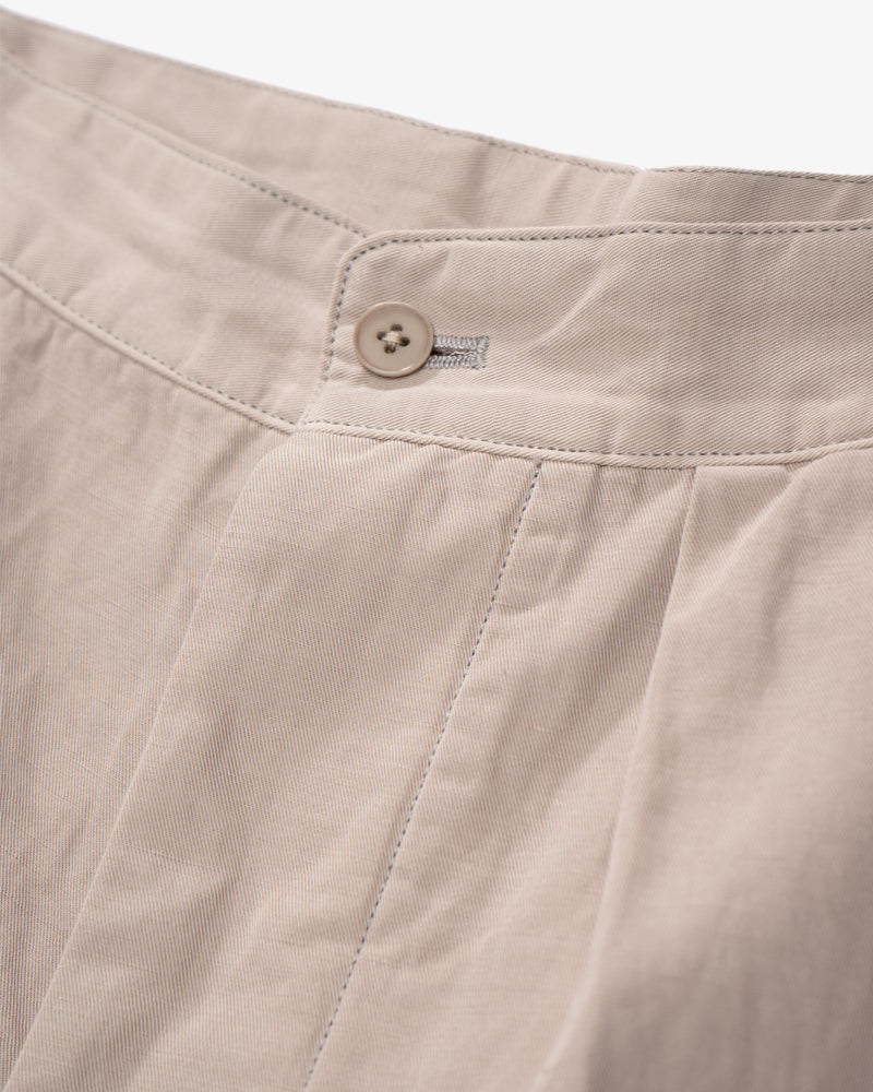 Lady White Co x Kaptain Sunshine Cotton Linen Short Taupe 