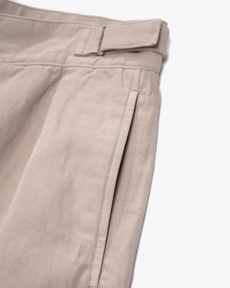 Lady White Co x Kaptain Sunshine Cotton Linen Short Taupe 
