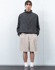 Lady White Co x Kaptain Sunshine Cotton Linen Short Taupe 