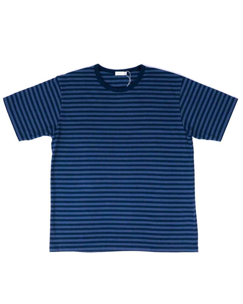 Nanamica COOLMAX St Jersey Tee Navy x Gray