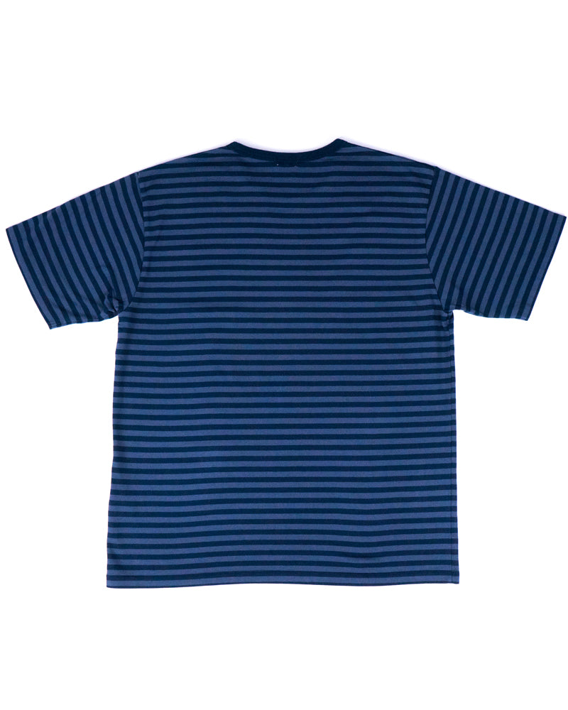 Nanamica COOLMAX St Jersey Tee Navy x Gray