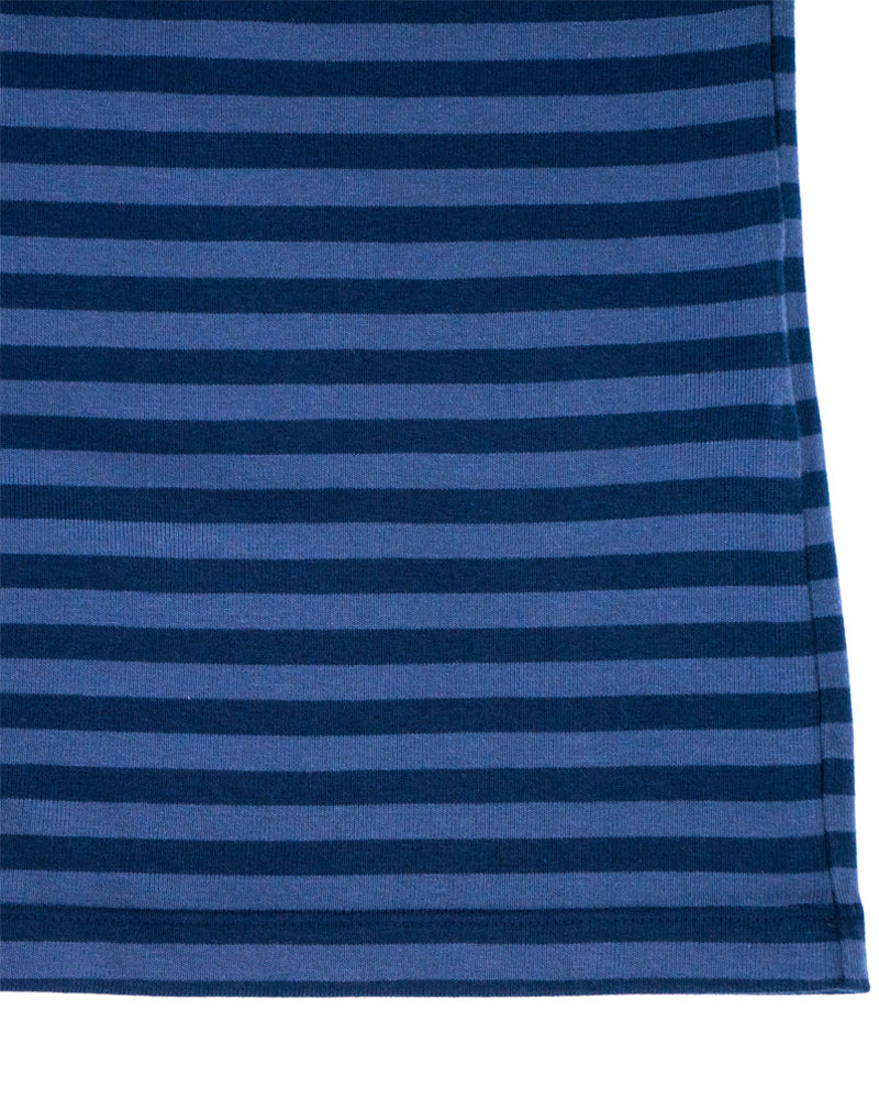 Nanamica COOLMAX St Jersey Tee Navy x Gray