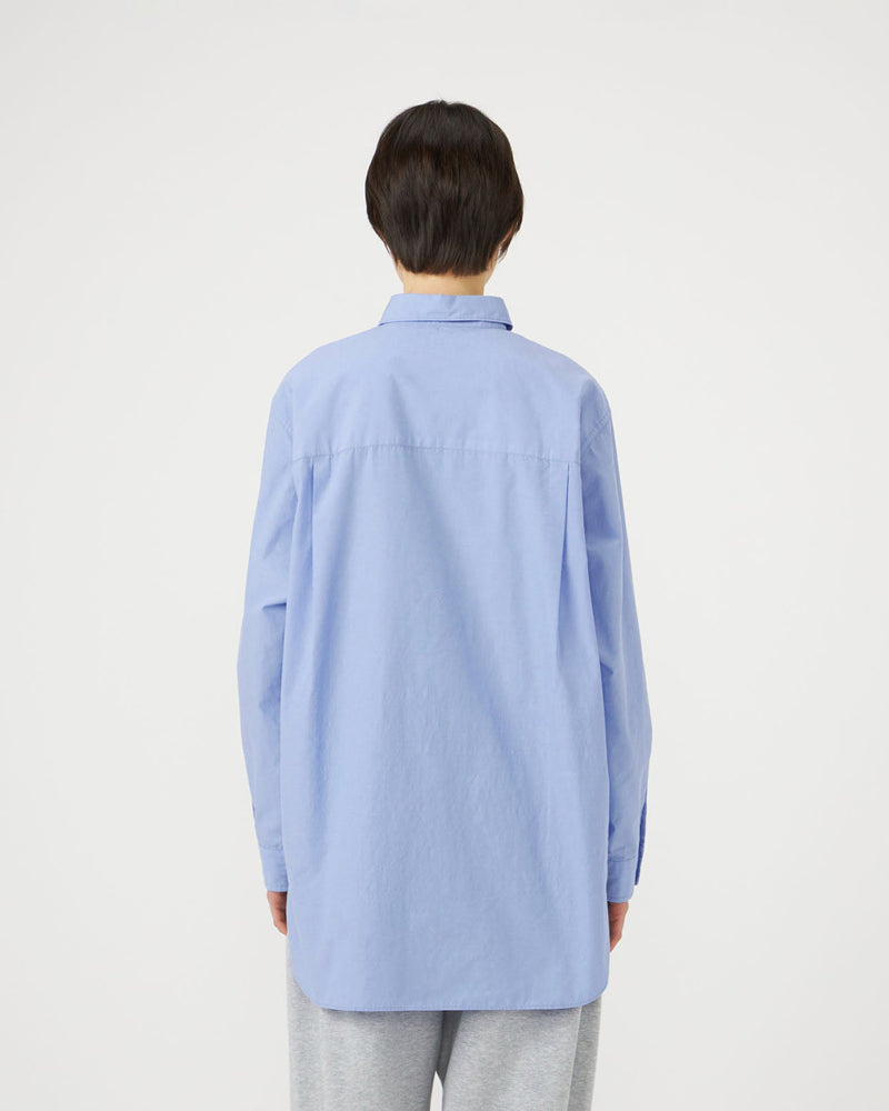 Nanamica Regular Collar Wind Shirt Sax – Big Trouble Store