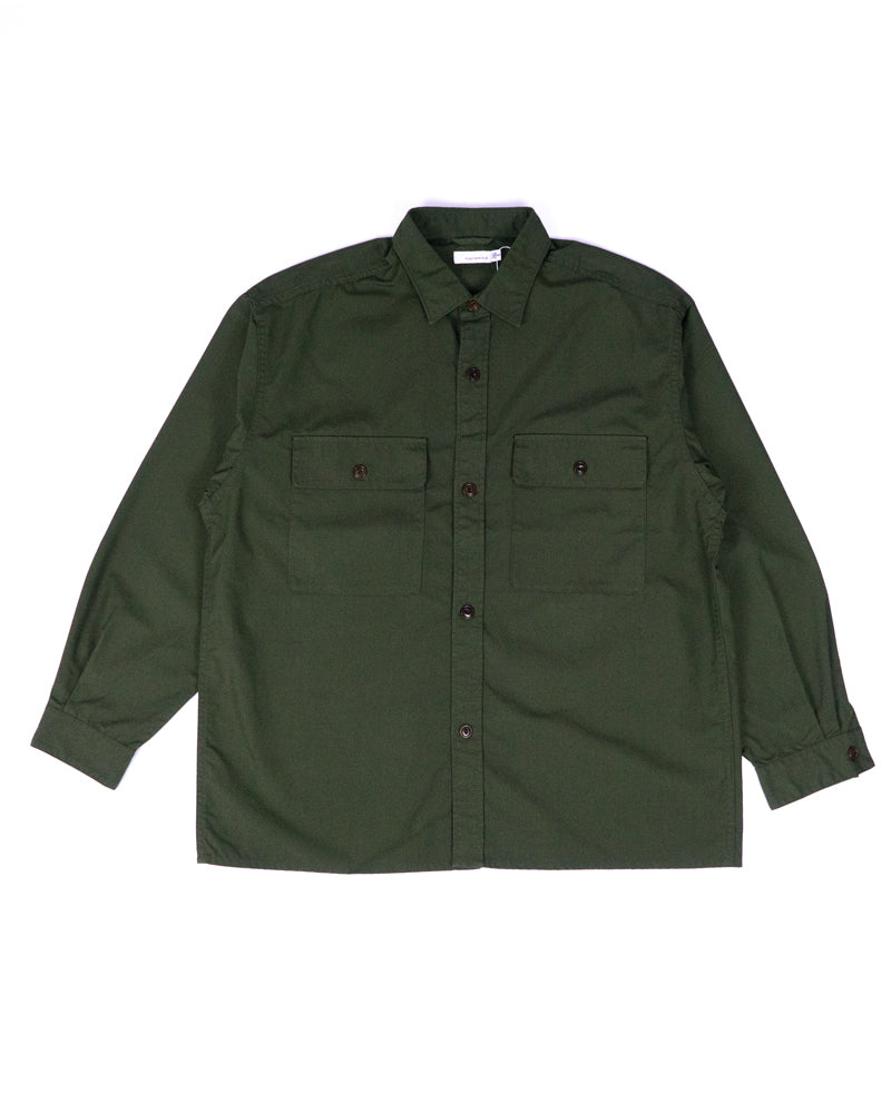 Nanamica Light Wind Utility Shirt Khaki