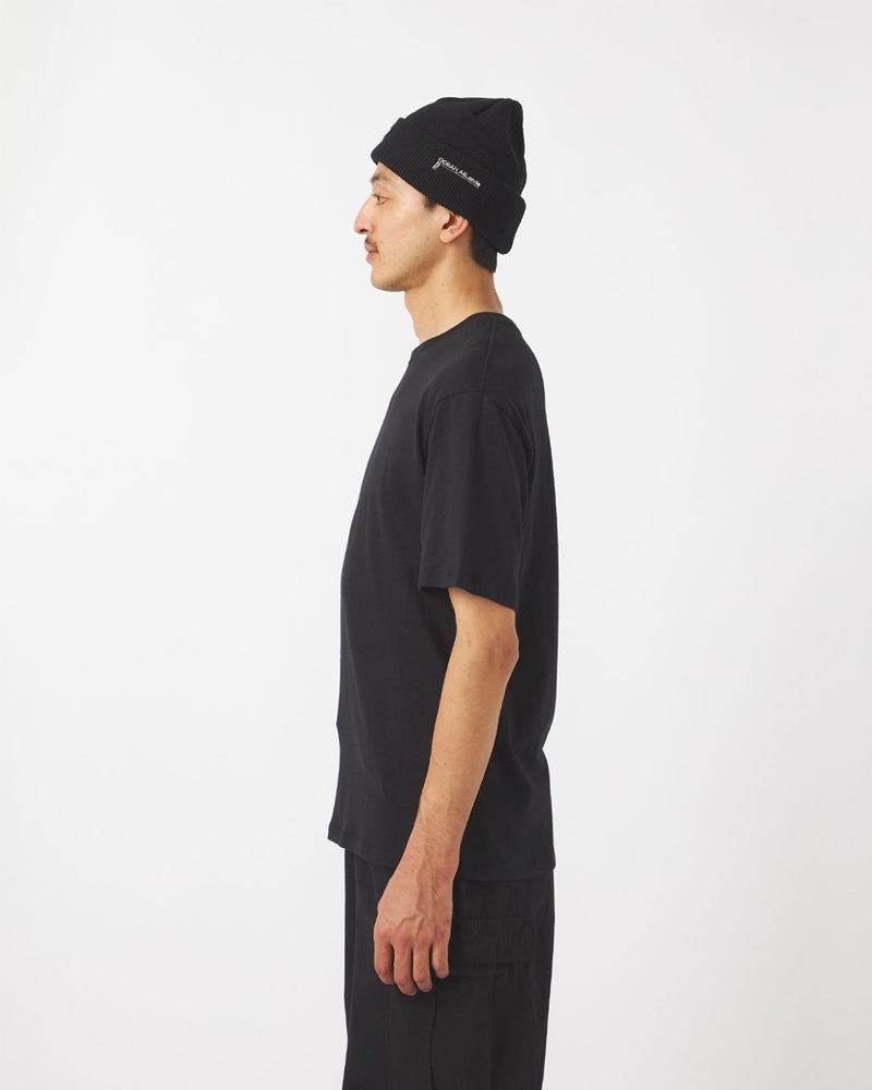 Nanamica Loopwheel COOLMAX Jersey Tee Black