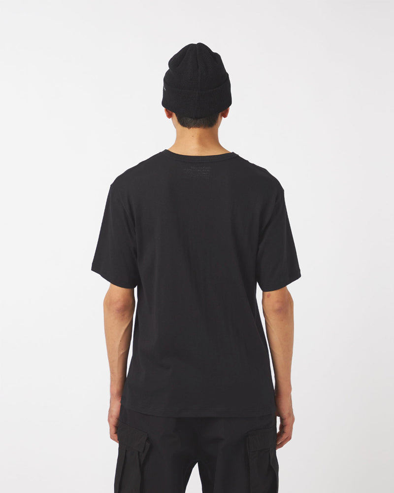 Nanamica Loopwheel COOLMAX Jersey Tee Black