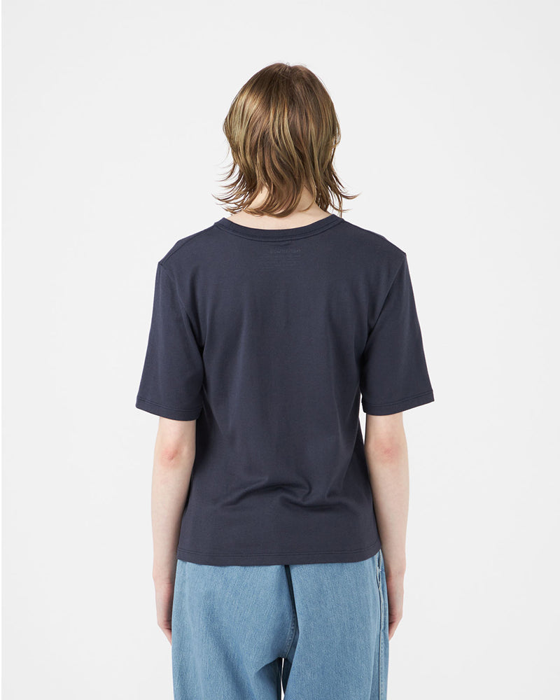 Nanamica Loopwheel COOLMAX Jersey Tee Navy