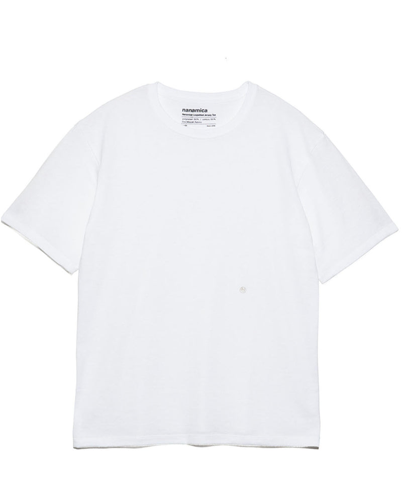Nanamica Loopwheel COOLMAX Jersey Tee White