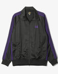 Needles Track Jacket Poly Smooth Black