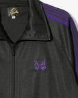 Needles Track Jacket Poly Smooth Black