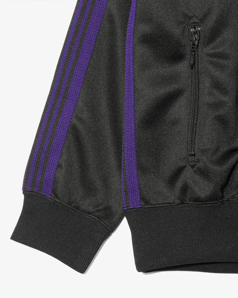 Needles Track Jacket Poly Smooth Black