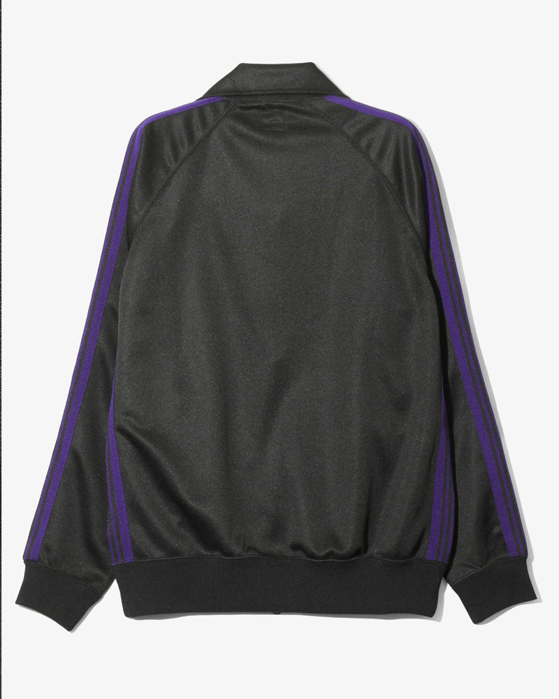 Needles Track Jacket Poly Smooth Black