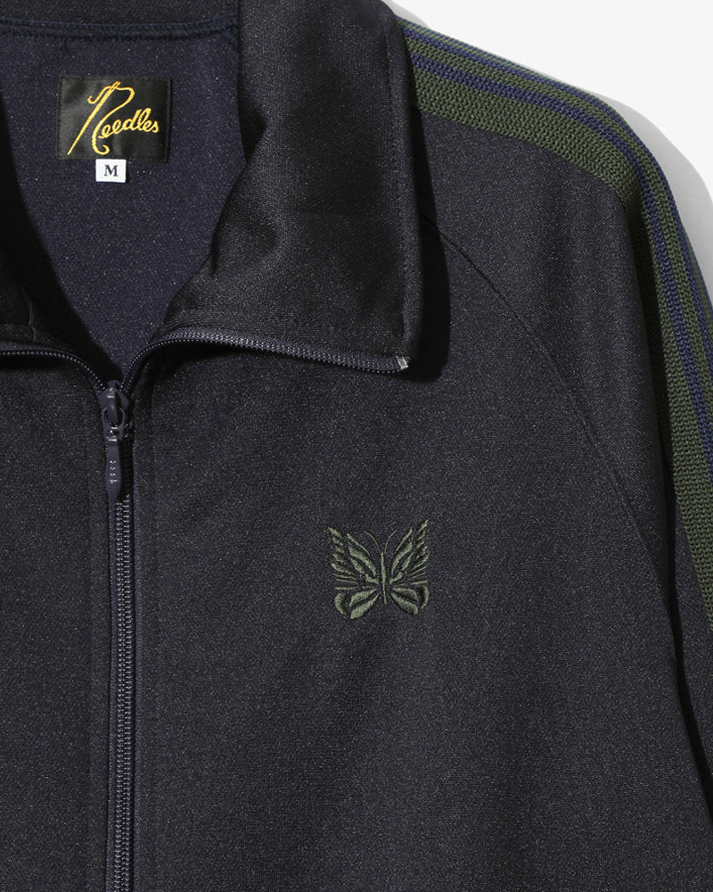 Needles Track Jacket Poly Smooth Navy