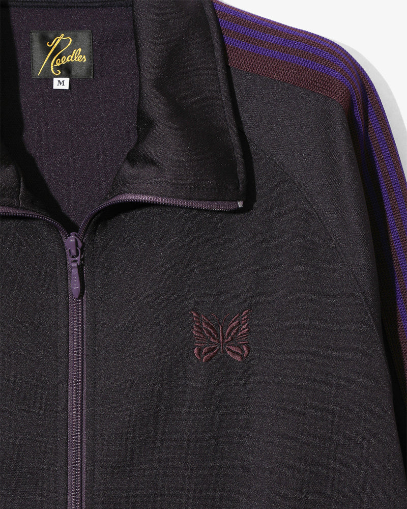 Needles Track Jacket Poly Smooth Purple