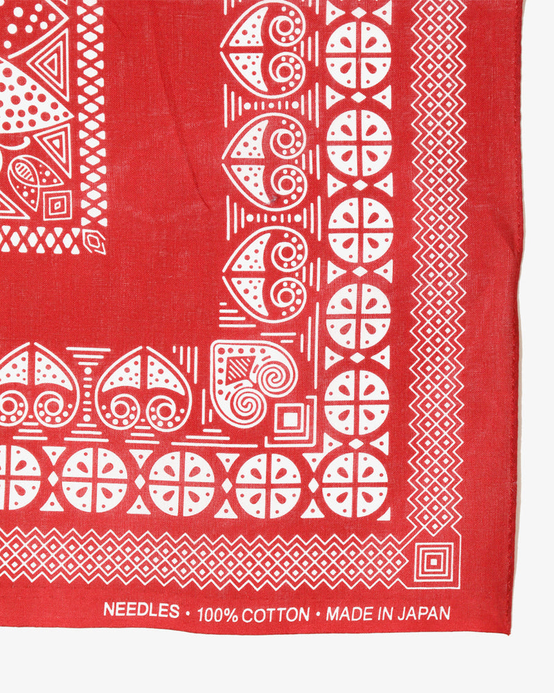 Needles Bandana Rectangle Red