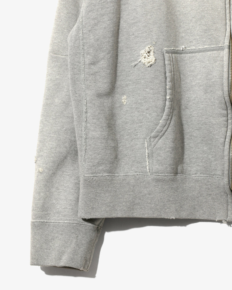 Needles deconstructed Zipped Sweat Grey – Big Trouble Store