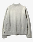Needles deconstructed Zipped Sweat Grey