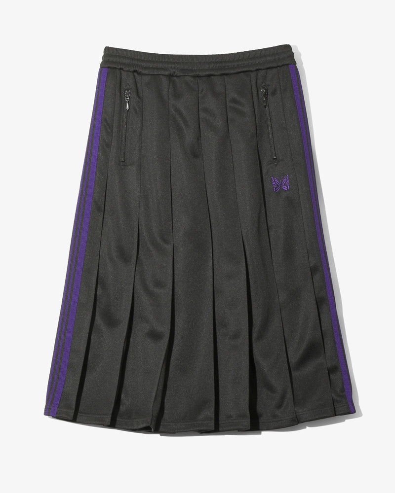 Needles H.D Pleated Track Skirt Black