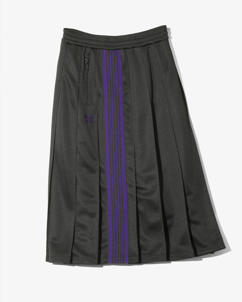 Needles H.D Pleated Track Skirt Black
