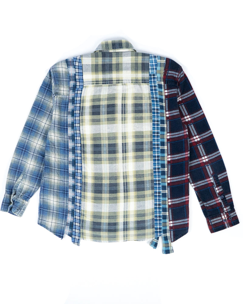 Rebuild by Needles Flannel Shirt 7 Cuts Shirt Large