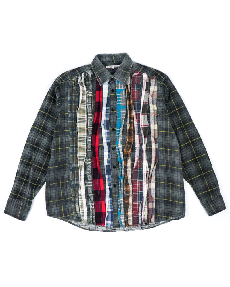 Rebuild by Needles Flannel Shirt Ribbon Shirt Medium B