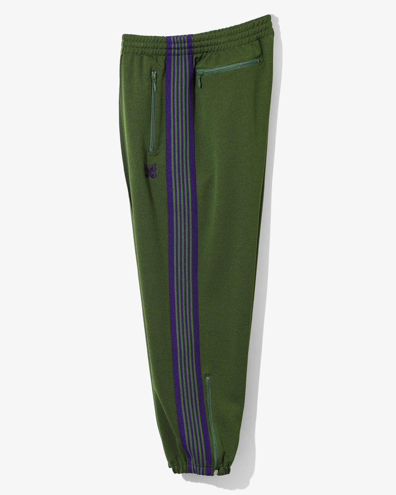 Needles Zipped Track Pant Ivy Green Poly Smooth