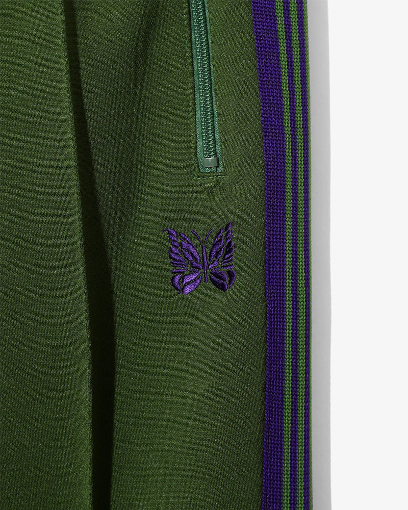 Needles Zipped Track Pant Ivy Green Poly Smooth
