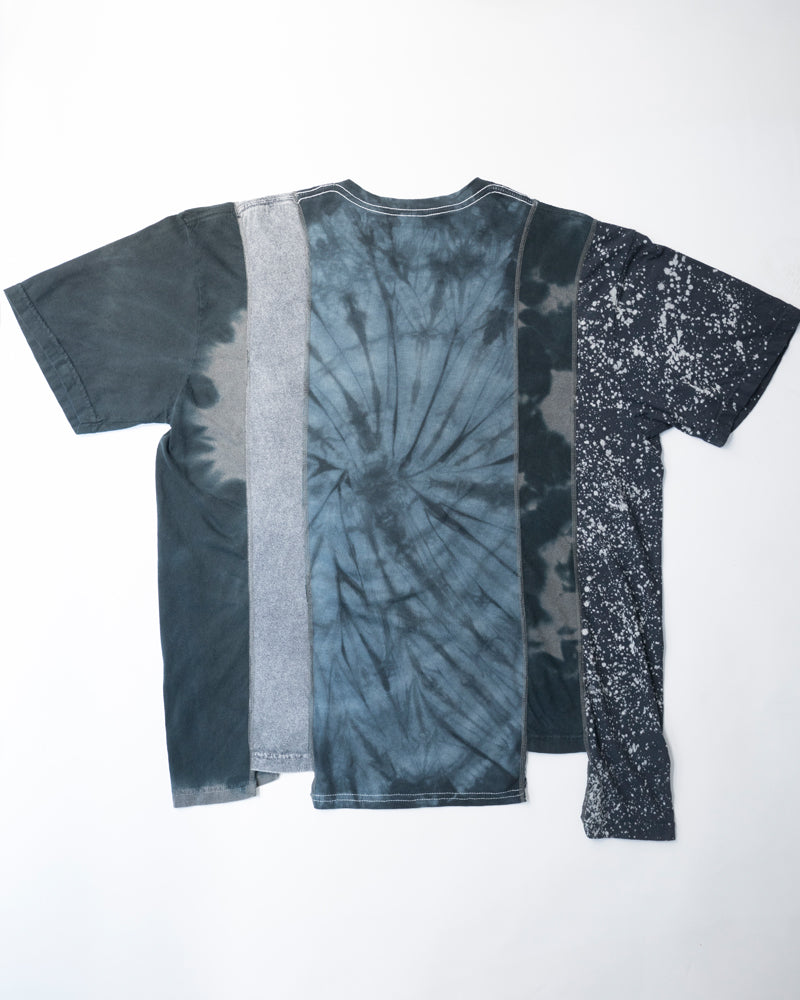 Rebuild by Needles 5 Cuts S/S Tee - B&W Mishmash Extra Large