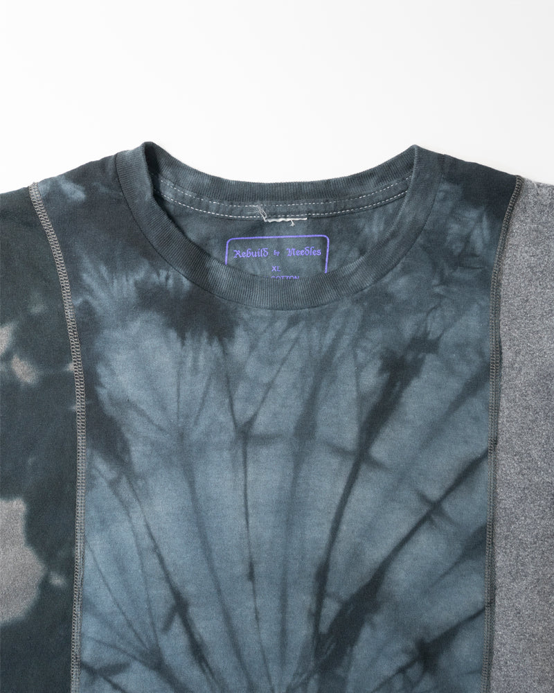 Rebuild by Needles 5 Cuts S/S Tee - B&W Mishmash Extra Large