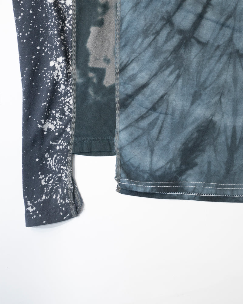 Rebuild by Needles 5 Cuts S/S Tee - B&W Mishmash Extra Large