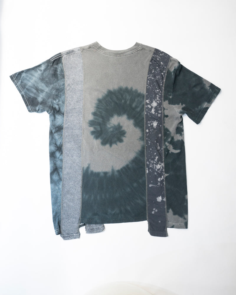 Rebuild by Needles 5 Cuts S/S Tee - B&W Mishmash Medium