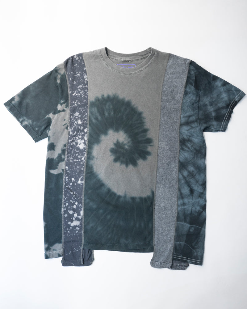 Rebuild by Needles 5 Cuts S/S Tee - B&W Mishmash Medium