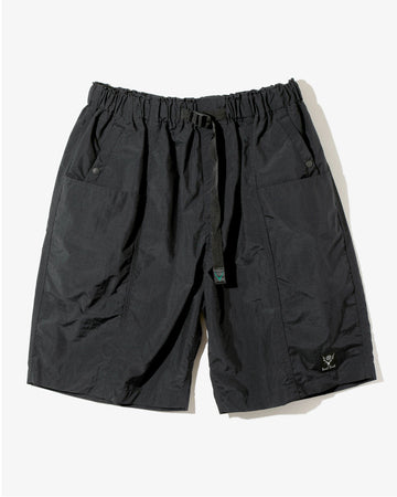 South2 West8 Belted C.S. Short Nylon Taffeta Black