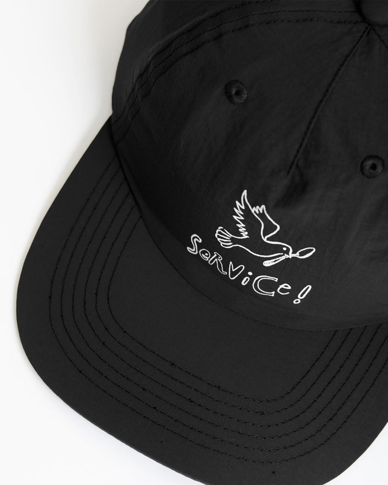 Service Works Nylon Dove Cap Black