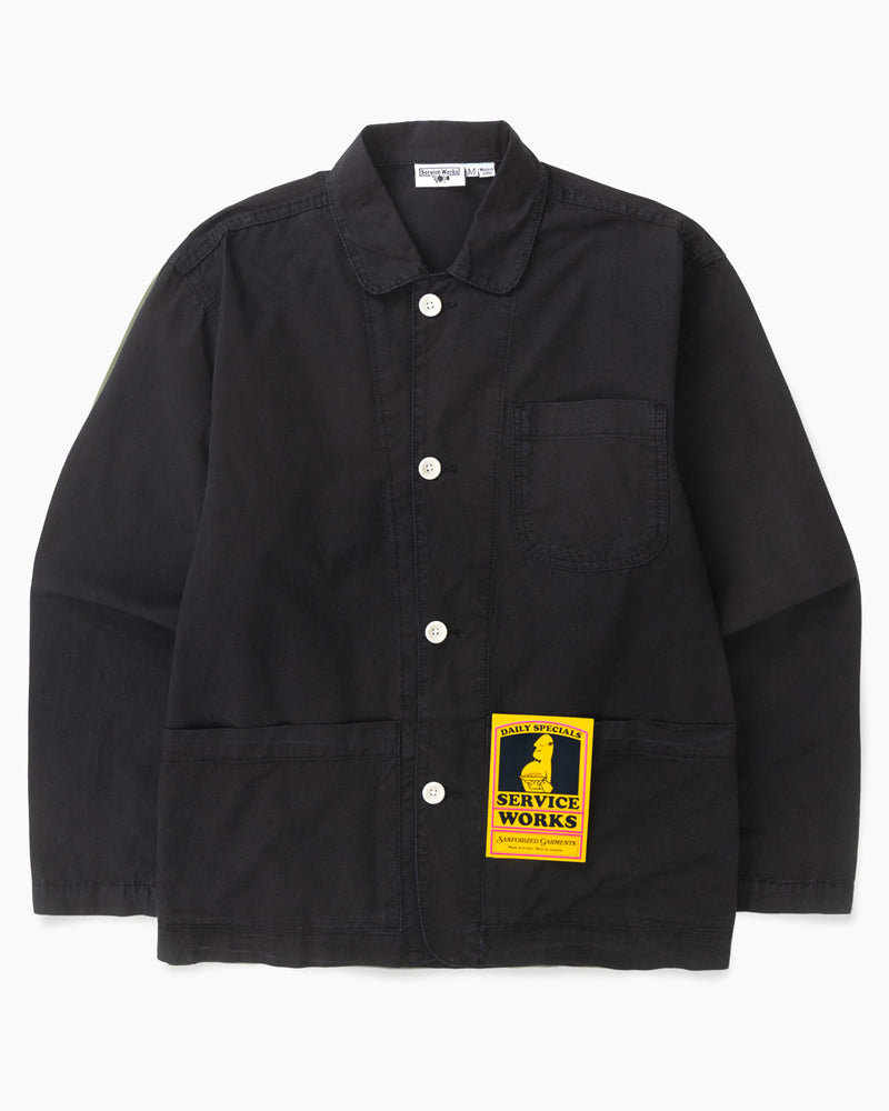 Service Works Tech Twill Easy Chef Shirt Black