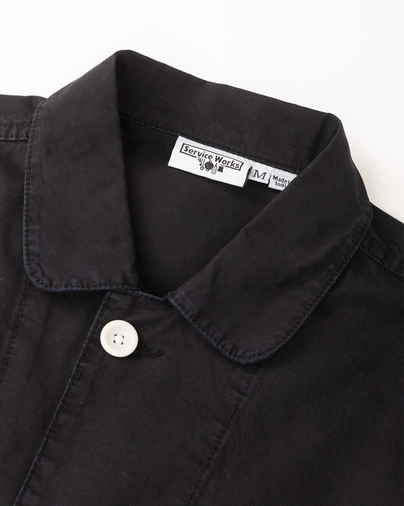 Service Works Tech Twill Easy Chef Shirt Black