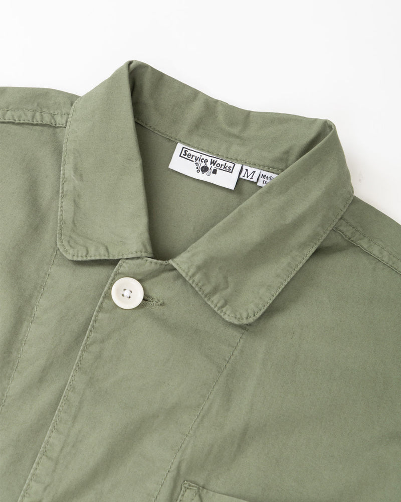 Service Works Tech Twill Easy Chef Shirt Olive 
