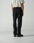 Thom Morison Tailored Single Pleat Trouser Black
