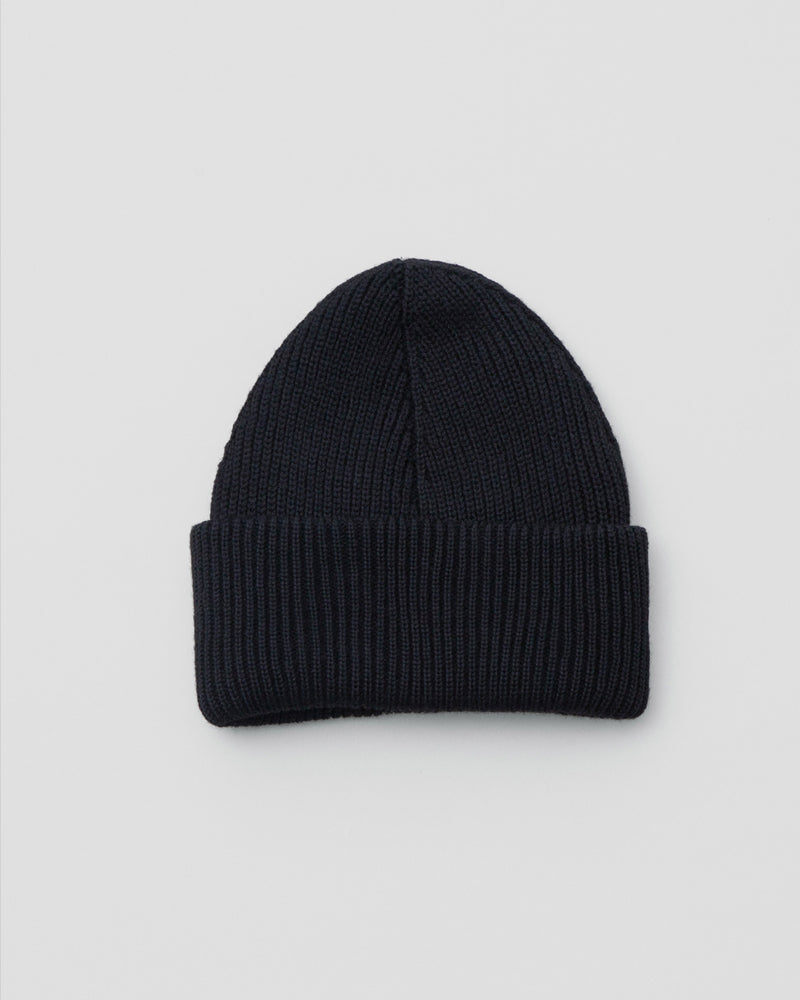 Thom Morison Knit Beanie Navy