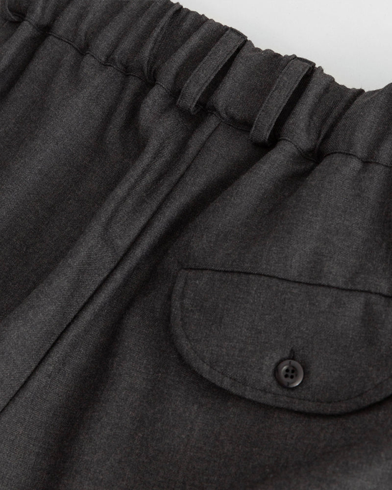 Thom Morison Elastic Trouser Dark Grey