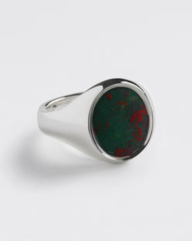 Westhill Silver Portrait Signet Bloodstone